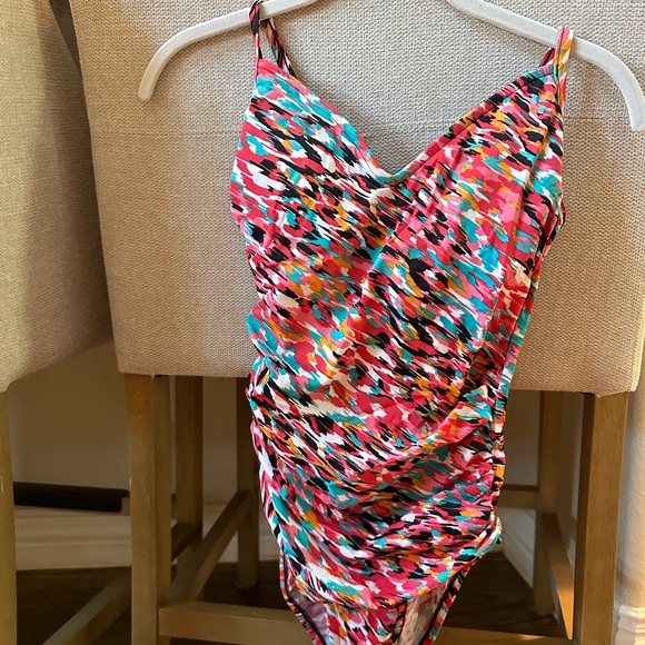 Bundle of 5 One-Piece Adult Small Bathing Suits-Worn Once!Kona Sol-Aqua Green - Picture 4 of 11